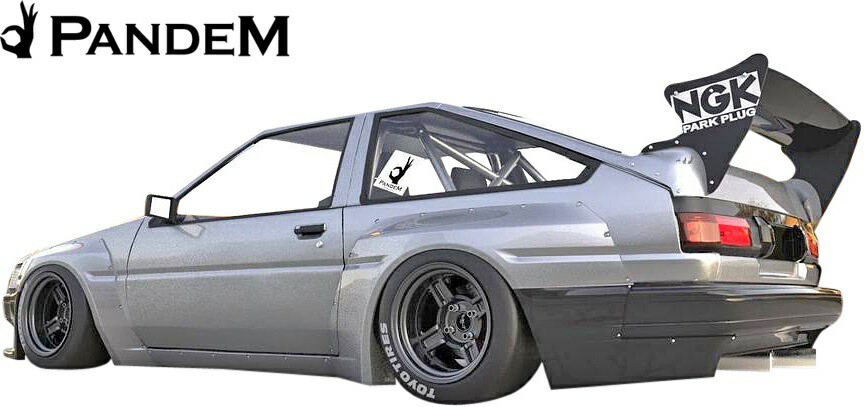楽天市場 M S トヨタ Ae86 カローラレビン 後期 Pandem リアピース 後期バンパー用 ハチロク パンデム Frp製 エアロ リヤピース カスタム Toyota Corolla Levin 86レビン ロケットバニー ロケバニ 峠 ドリフト エムズパーツshop 楽天市場店