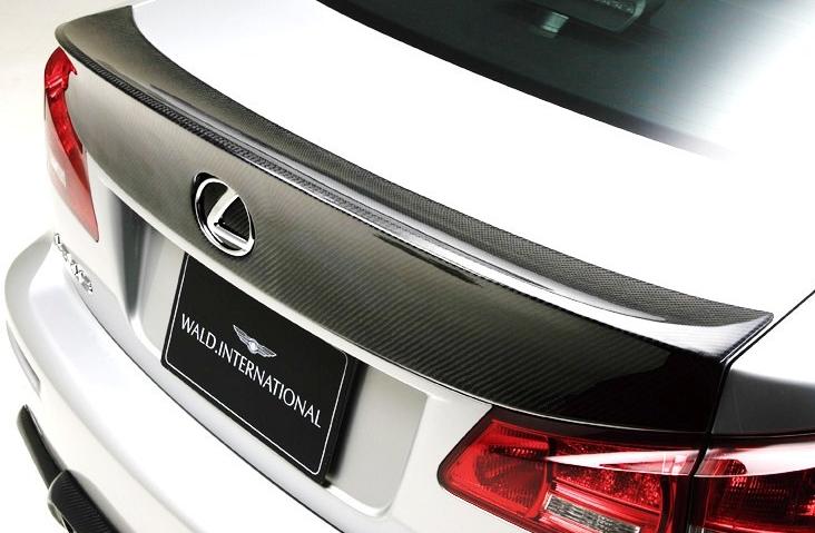 【M's】LEXUS レクサス IS-F (H20.9-/USE20)WALD ヴァルド Sports Line ブラックバイソン トランクスポイラー FRP 未塗装 受注生産 高品質 新品
