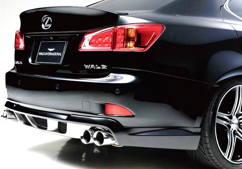 【M's】LEXUS レクサス IS250 IS350（後期／H20.9-／GSE20/21）WALD ヴァルド Sports Line リアスカート（FRP製） 未塗装 受注生産 バルド スポーツライン 高品質 新品