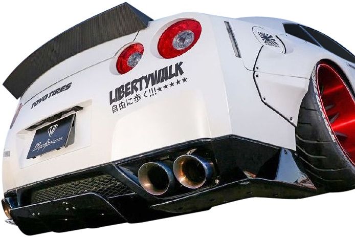 【M's】日産 R35 GT-R LB☆WORKS エアロ LB リア ディフューザー ／／ リヤ R デフューザー ／ LB-PERFORMANCE Body kit FRP リバティウォーク 日本製 NISSAN ニッサン 新品