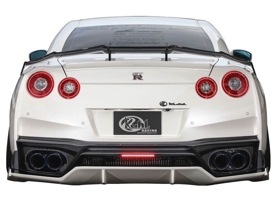 ひし型 NISSAN GT-R(R35)用エアロパーツ リヤディフューザーフィン