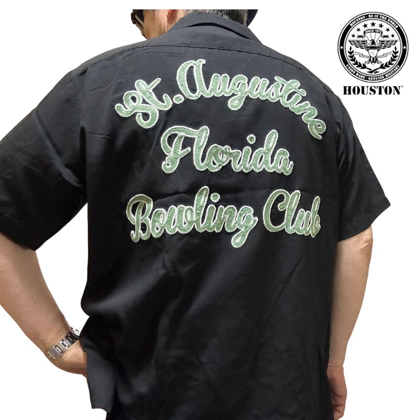 HOUSTONヒューストン　ボーリングシャツ(美品) HOUSTON woman / ヒューストン ウーマン 24HL009 BOWLING SHIRT