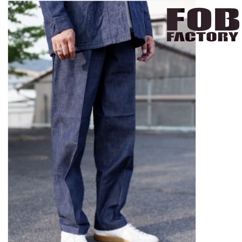 楽天市場】上品さと快適な着心地を兼備するデニム【 FOB FACTORY