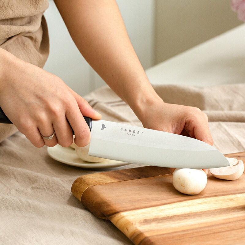 楽天市場】【ふっかちゃん】包丁 ステンレス 三徳包丁 モリブデン鋼 関