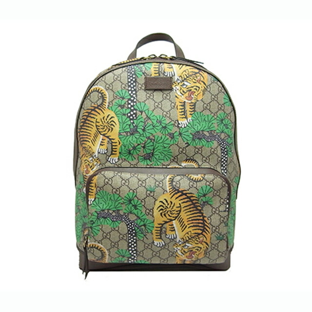 グッチ（GUCCI） GGスプリーム×ベンガル バックパック 428027 【中古】程度A【smtb-m】