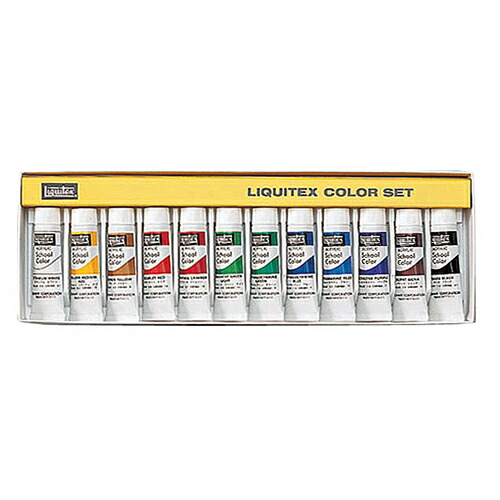 楽天市場】【リキテックスアクリル絵の具】リキテックスカラーセット