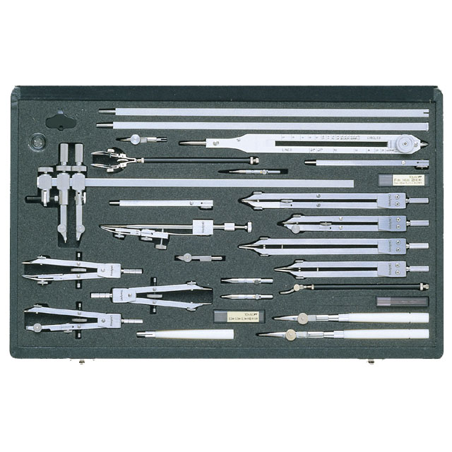 楽天市場】独式製図器 独式 8本組17品DRAPAS（ドラパス）NO01