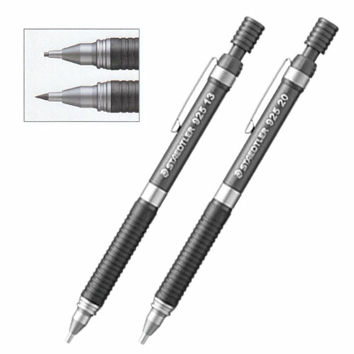 楽天市場 メール便可 ステッドラー 製図用シャープペンシル 925シリーズ 1 3mm 2 0mm Hb芯入り Staedtler 建築士試験用アイテム 製図用シャープ エンオーク