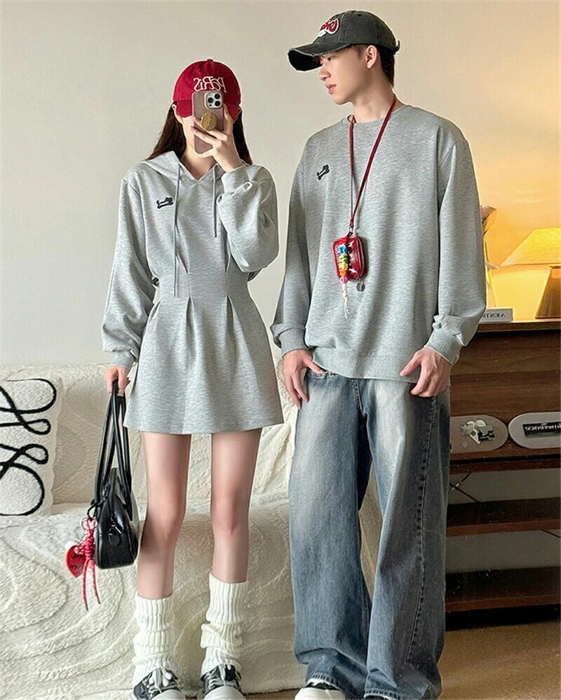 ペアルック トレーナー パーカー 長袖トップス 韓国 ブランド カップル お揃い 服 秋 冬 レディース おしゃれ ペアルックトレーナー 大
