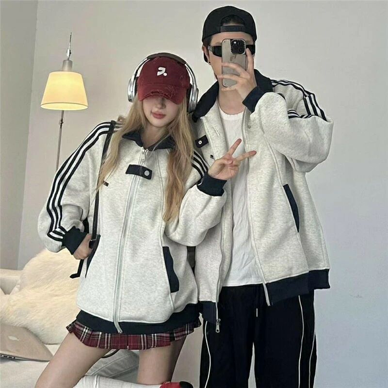 ペアルック ジャケット カジュアル 大きいサイズ カップル お揃い 服 トップス クリスマス プレゼント リンクコーデ ペア ブランド パー