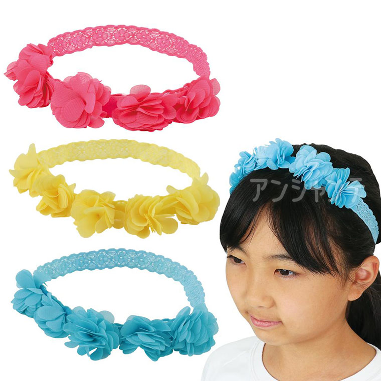 楽天市場】カラフルヘアバンド 全3色 1個入 / 伸縮 伸びる 着けやすい
