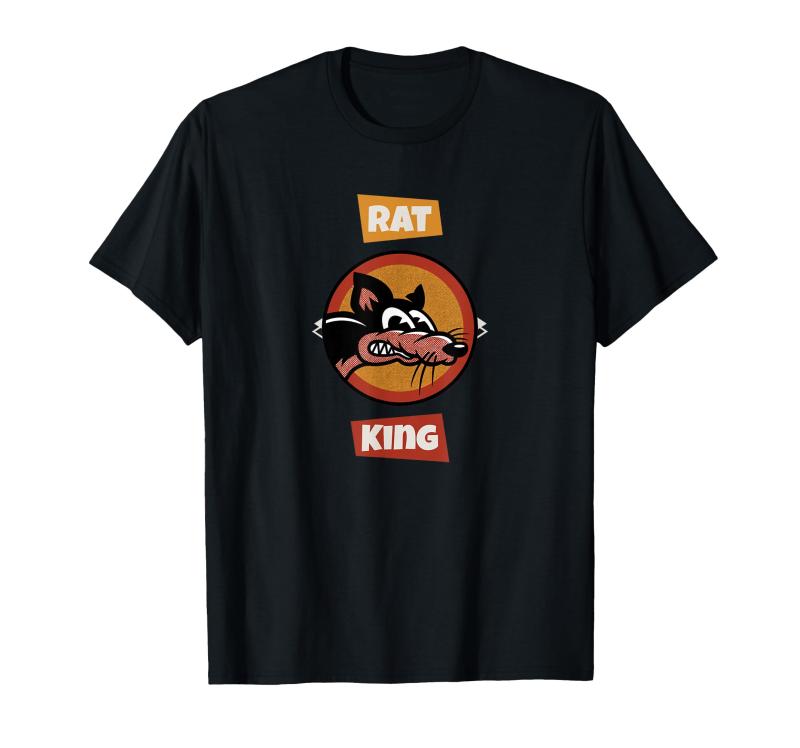 ラットキングヴィンテージ漫画マウスアニメーションレトロデザイン vintage retro cartoon mouse Tシャツ画像
