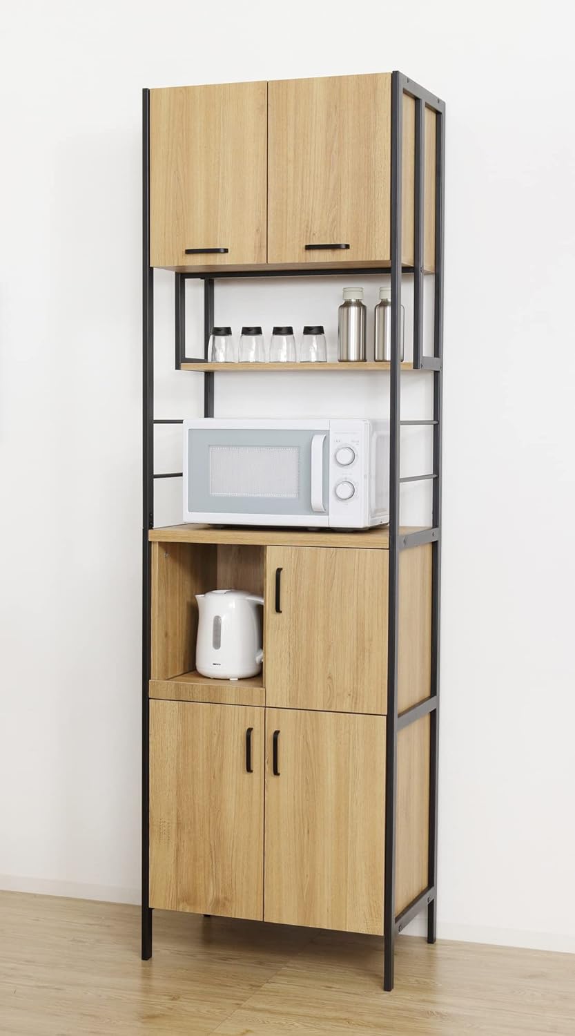 楽天市場】【ランキング獲得】 アート 食器棚 60-200cm 収納家具