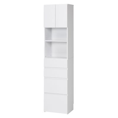 【メーカー直送】萩原 ハイタイプすき間収納 RCC-1625WS