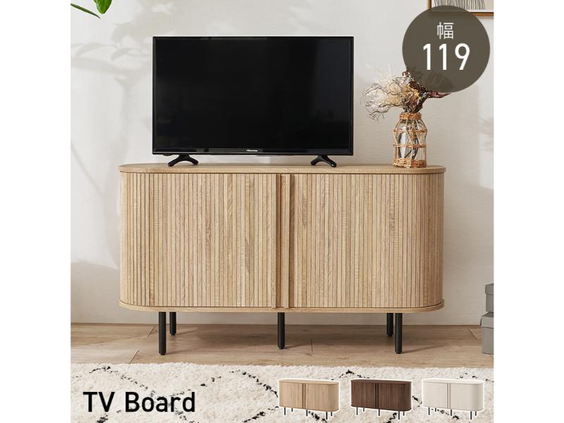【メーカー直送】萩原 ＴＶボード(ナチュラル) RTV-1412NA