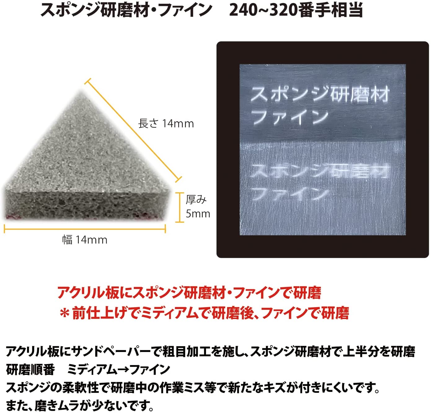 市場 プロクソン PROXXON ファイン スポンジ研磨材