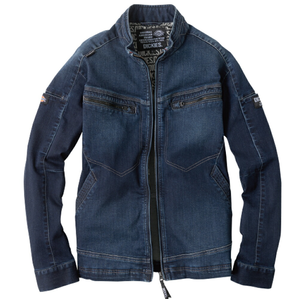 【Dickiesディッキーズ】ストレッチシルキーデニムジャケット　Ｄ２９００　ＩＮＤＩＧＯ　Ｍ