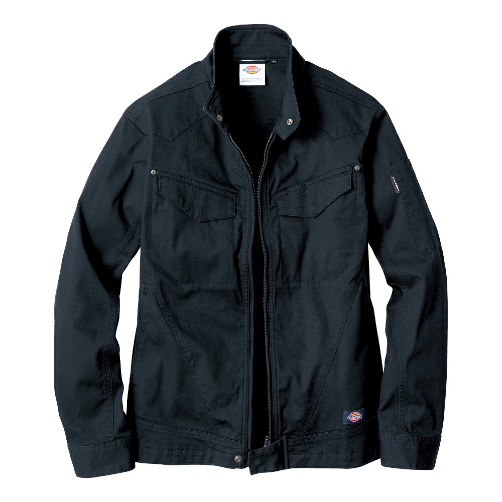 【Dickiesディッキーズ】ストレッチヘリンボーン　ジャケット　Ｄ２９１０　チャコール　Ｌ