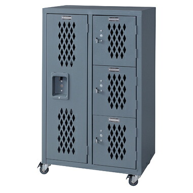 【メーカー直送】東谷 ロック スチールチェスト L グレー TPN-41GY