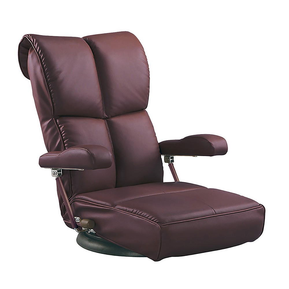 【メーカー直送】宮武製作所 スーパーソフトレザー座椅子 響(ヒビキ)YS-C1367HRWIN 28,490円