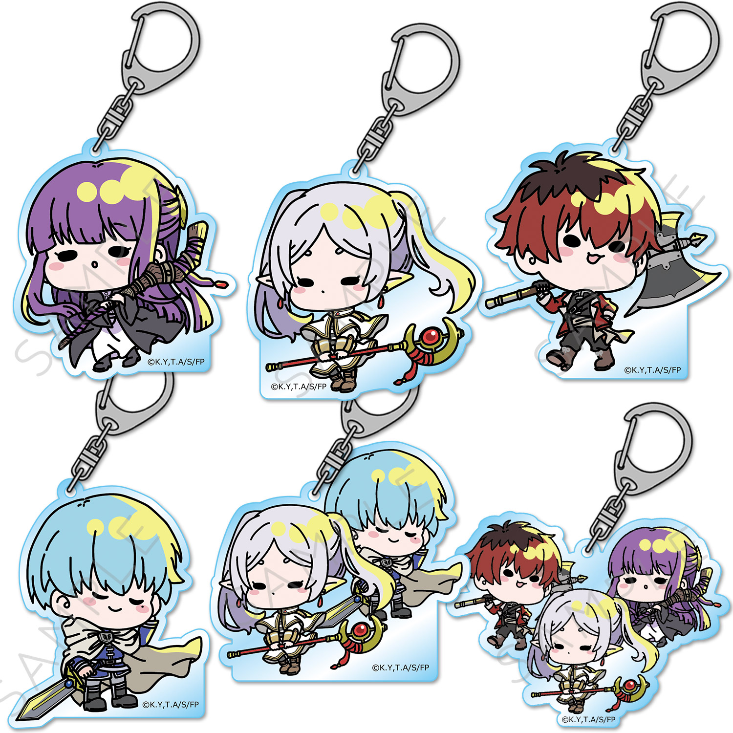 楽天市場】葬送のフリーレン セリフ付き 2連 アクリル キーホルダー 全