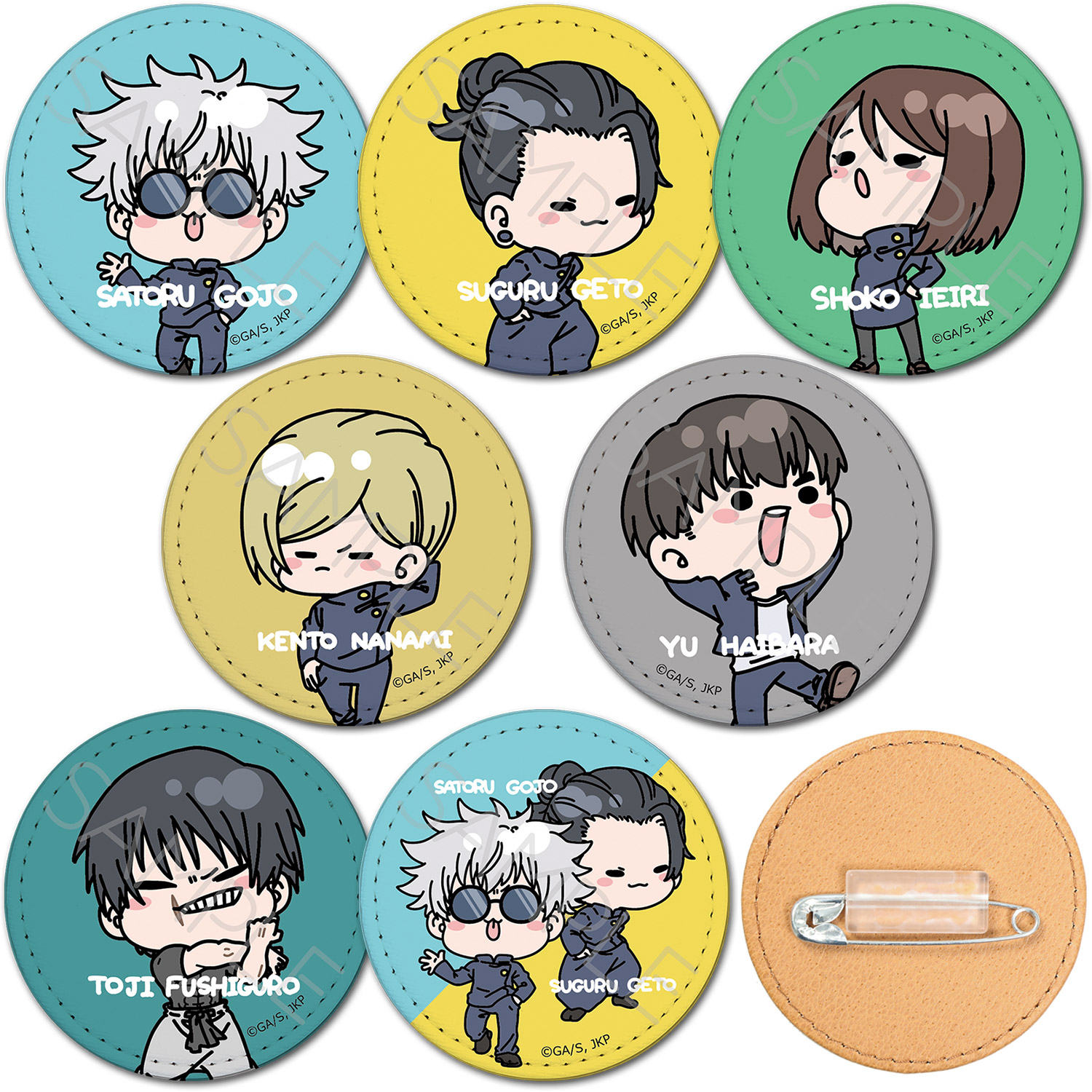 楽天市場】『呪術廻戦』 -懐玉・玉折- 第2弾 レザーバッジ (丸形) M-YA