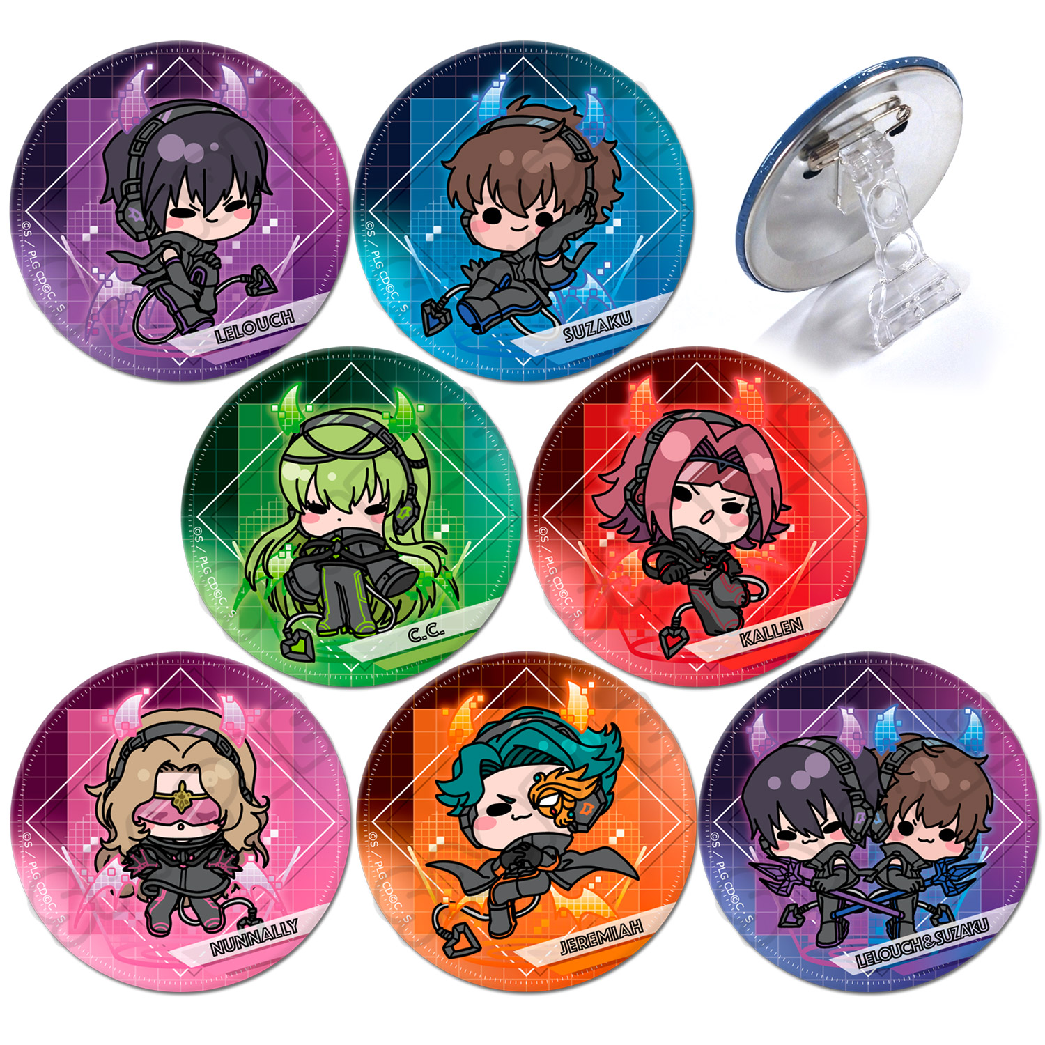 楽天市場】『コードギアス 反逆のルルーシュ』(AGF) 星型缶バッジ A