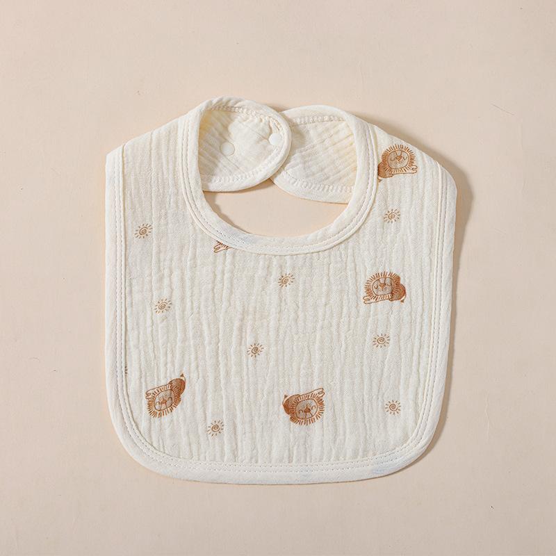 ベビースタイ 防水 よだれかけ U型 ガーゼ 綿 柔らかい お食事エプロン 男女兼用｜ENCORE（アンコール）