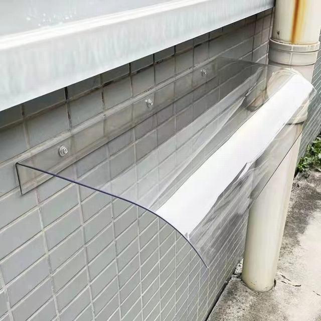 窓の庇ひさし 雨よけ 大屋根庇 住まい庇 大屋根庇 ひさし 雨季打つ手 中庭 日よけ キャノピー 運動場部屋の入り口 窓大屋根後後ばらい 複数形繋ぎ合わせる ポリカーボネート 幅40糎長80糎