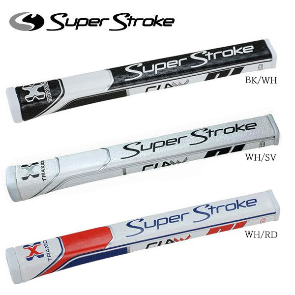新品★スーパーストローク★クロー CLAW 2.0 パターグリップ★トラクションシリーズ★【072301】 ブラック/ホワイト★日本限定 | スーパーストローク TR CLAW 2.0 パター用グリップ BK⁄WH GR