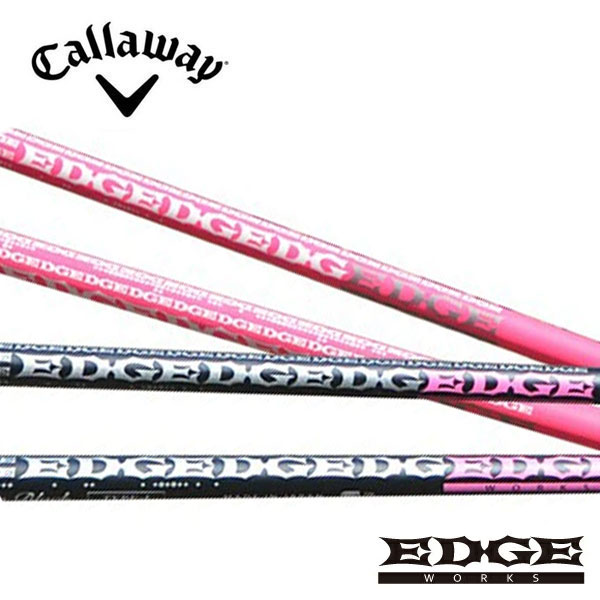 キャロウェイ/Callaway <br>QUANTUM/ELYTE/PARADYM スリーブ装着シャフト <br>EDGE WORKS エッジワークス <br>EG 430-MK LOIN PINK / BLACK