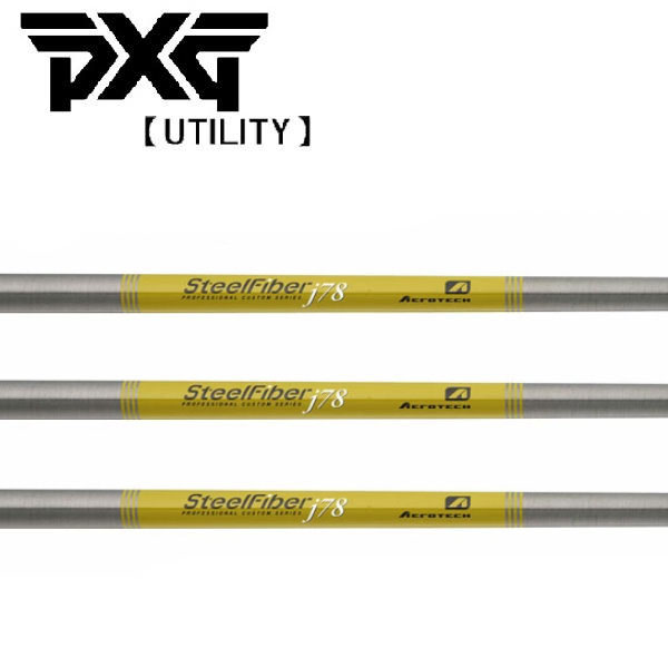PXG ユーティリティ スリーブ装着シャフト TRUE TEMPER トゥルーテンパー AEROTECH エアロテック STEEL FIBER スチールファイバー j シリーズ