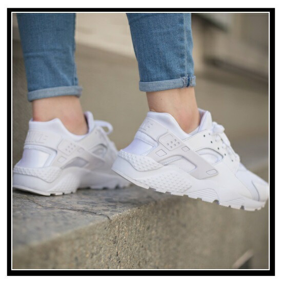 nike huarache run white