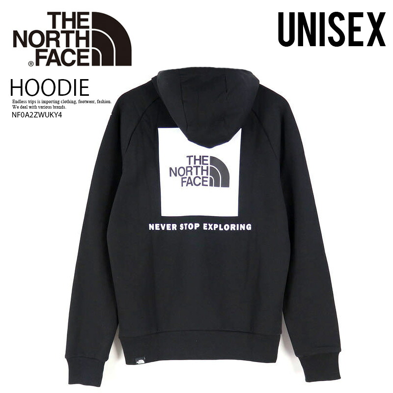 THE NORTH FACE (ザ ノースフェイス) MEN'S RAGLAN REDBOX HOODIE (メンズ ラグラン レッドボックス フーディー) フード付 裏起毛 パーカー プルオーバーパーカーフーディーメンズ トップス 黒 TNF BLACK/TNF WHITE (ブラック/ホワイト) NF0A2ZWUKY4 dpd|ENDLESS TRIP 店