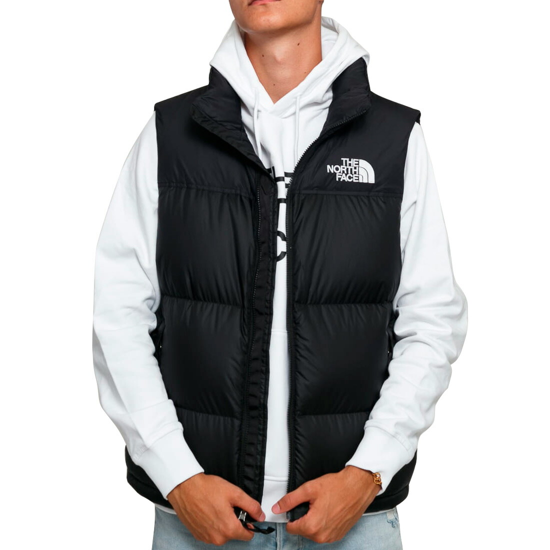 the north face 1996 RETRO NUPTSE MENS BLACK VEST US SIZES NF0A3JQQ-JK3