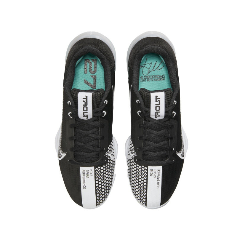 【希少!大人気!メンズベースボールスパイク】NIKE(ナイキ)FORCEZOOMTROUT7PRO(フォースズームトラウト7プロ)MENS野球ベースボールシューズLTBLACK/WHITE-DYNAMICTURQ(ブラックホワイト)CQ7224005ENDLESSTRIPENDLESSTRIPエンドレストリップ