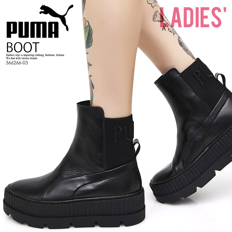 puma boots womens black