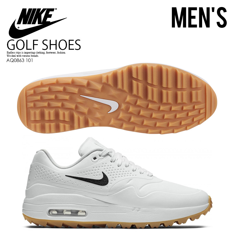 nike air max 1g golf shoes white