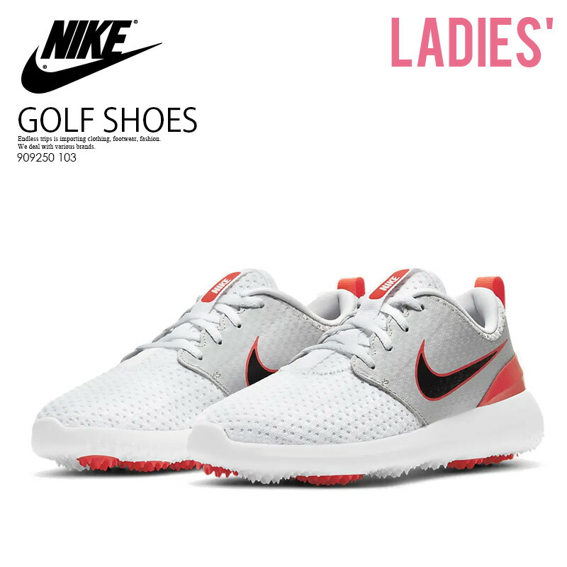 日本未入荷 ゴルフシューズ 希少 大人気 Golf 送料無料 Nike ゴルフシューズ レディースシューズ 大人気 103 ナイキ スパイクレス 希少 レディース Nike Roshe G Jr ローシ ジー Womens Golf Shoes スパイクレス White Black Neutral Grey ブラック
