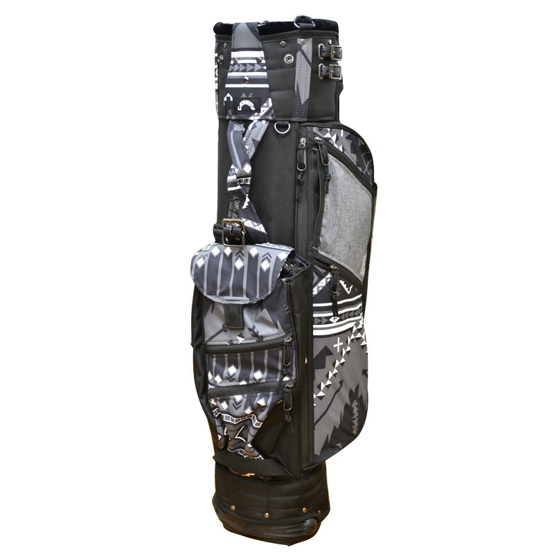 日本未入荷 入手困難 Bag Greyson グレイソン Navajo Print Print Stand Bag Endlesstrip ナバホ プリント スタンド バッグ ゴルフ キャディバッグ コラボ Os ブラック グレー Greysonjones Npsb Endless Trip Endlesstrip エンドレストリップ 外箱ダメージあり