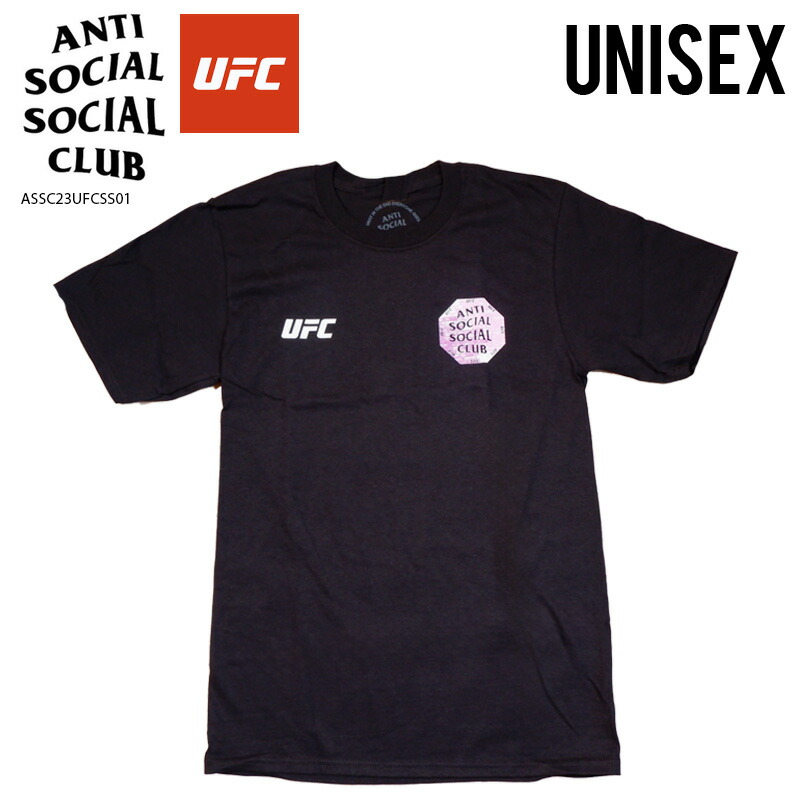 【楽天市場】ANTI SOCIAL SOCIAL CLUB/UFC (アンチ ソーシャル ソーシャル クラブ/UFC) ASSC X UFC  ULTIMATUM TEE (アルティメイタム Tシャツ) ユニセックス メンズ 半袖 コットン オクタゴン MMA 総合格闘技 普段使い カジュアル  ストリート ...