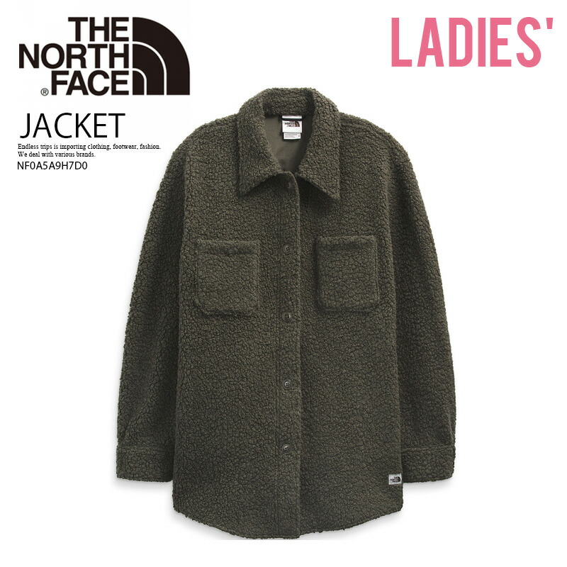 日本未入荷 モデル! 希少! レディース THE NORTH FACE (ノースフェイス) WOMEN'S WOOL HARRISON SHACKET (ウィメンズ ウール ハリソン シャケット) シャツ型ジャケット アウター NEW TAUPE GREEN HEATHER (ニュー トープ グリーン ヘザー) カーキ NF0A5A9H7D0 dpd-2｜ENDLESS TRIP 店