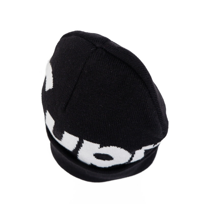 Supreme (シュプリーム) BIG LOGO BEANIE (ビッグ ロゴ ビーニー) 帽子 ビーニー ニット帽 コットン カシミヤ  ユニセックス メンズ レディース 普段使い デイリーユース カジュアル ストリート アウトドア 22AW 22FW BLACK(ブラック)  FW22BN29 BLACK メンズ帽子