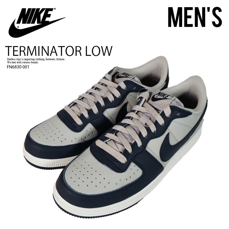 楽天市場】NIKE TERMINATOR LOW MEDIUM GREY/VARSITY RED-WHITE