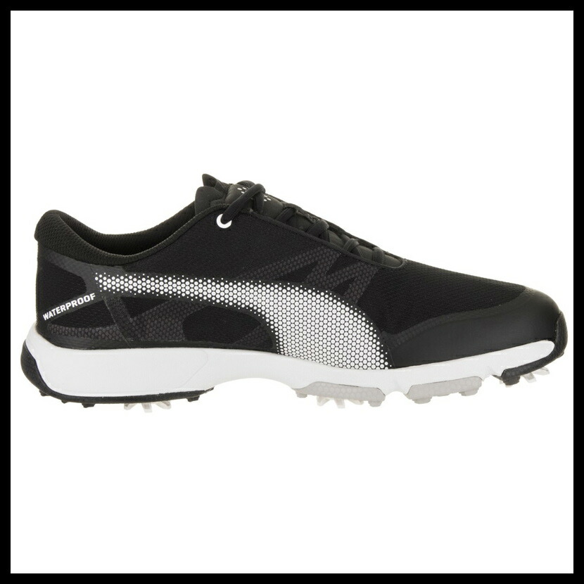 puma ignite black and white