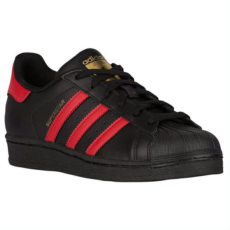 Adidas Superstar Shoes Black And Red | Eumolpo Wallpapers