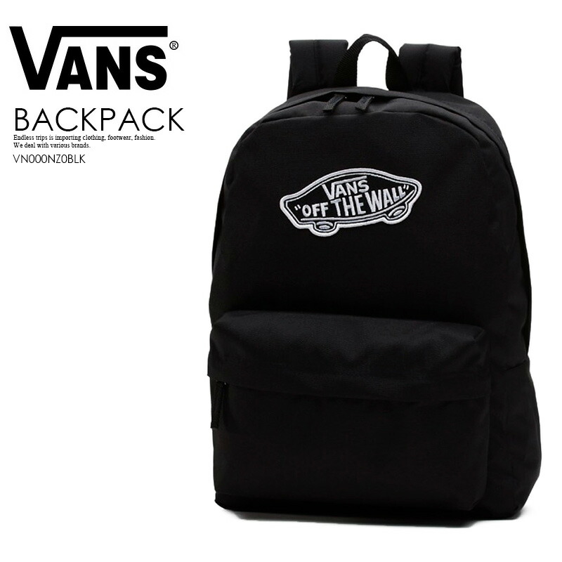 VANS (station wagons) REALM BACKPACK (Rihm backpack) rucksack D bag BLACK (black) VN000NZ0BLK ENDLESS TRIP ENDLESSTRIP end rest lip VANS (station wagons) REALM BACKPACK (Rihm backpack) rucksack D bag BLACK (black) VN000NZ0BLK ENDLESS TRIP ENDLESSTRIP end rest lip