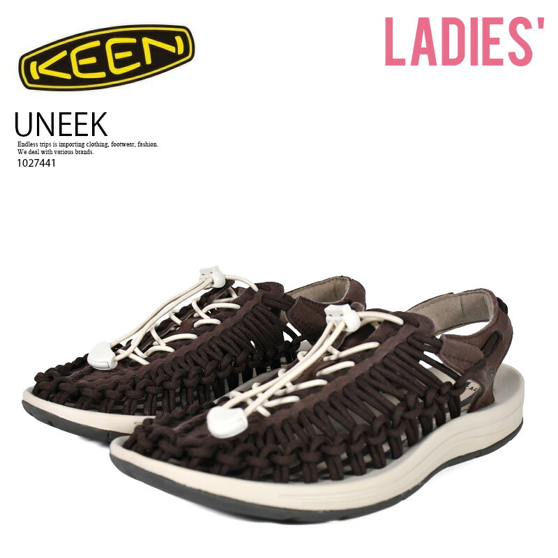 KEEN (キーン) WOMENS UNEEK (ウィメンズ 特殊) レディース 変わり種 同盟罷工さあ美 サンダル シューズ 流行り 古典派音楽 町若い衆 普段使い走り 心地よい 表どおり アウトドア うす暗い 赤銅色 COFFEE BEAN/BIRCH (珈琲 食用豆/バーチ) 1027441 R0077