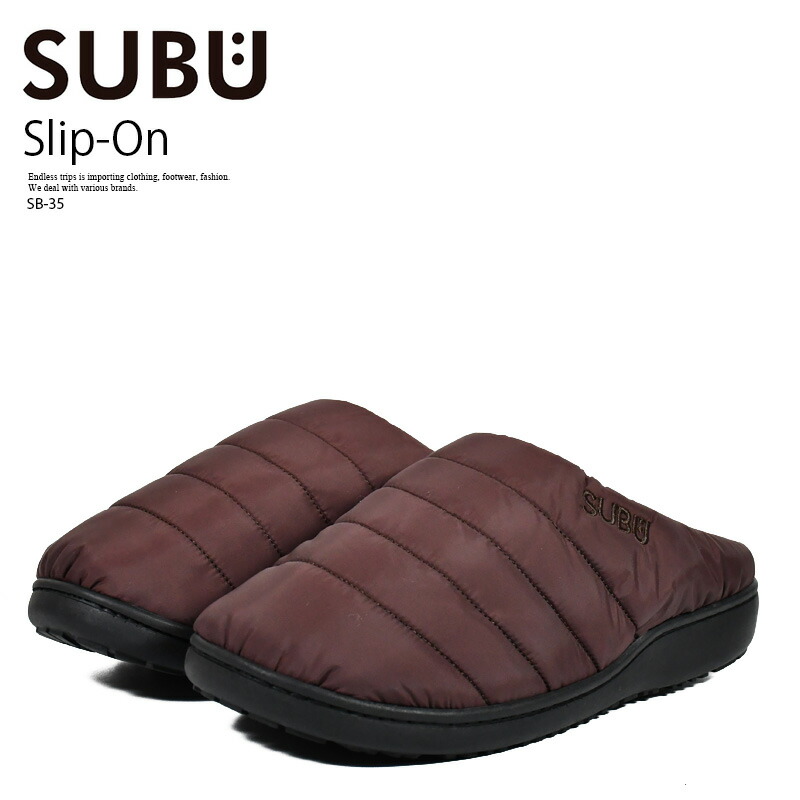 楽天市場】スブ SUBU 冬用サンダル ドット [SC-13 FW25] SUBU DOTS