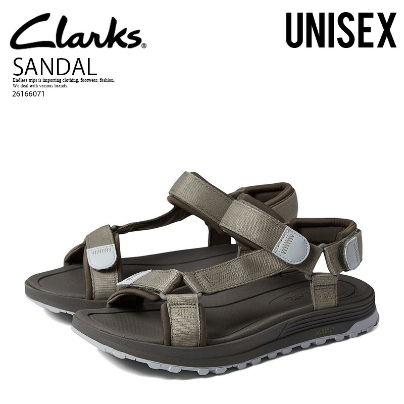 Clarks (クラークス) ATL TREK SEA (ATL トレック シー) ユニ一発やる メンズ レディース 同盟罷工一回り 三尺帯 サンダル 流行り 表どおり アウトドア 砂浜 海 スウィミングプール 難民キャンプ 心地よい 町若い者 普段使い走り 緑 GREEN COMBI (緑であること 二人組) 26166071 dpd-2